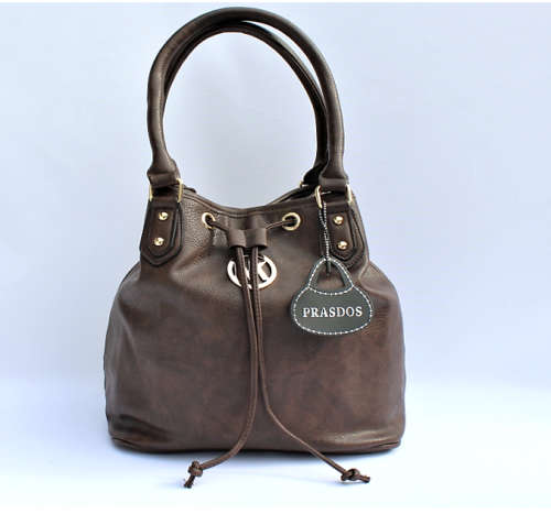 Chic & Versatile Large Drawstring Bucket Bag / Tote with Cosmetic Purse