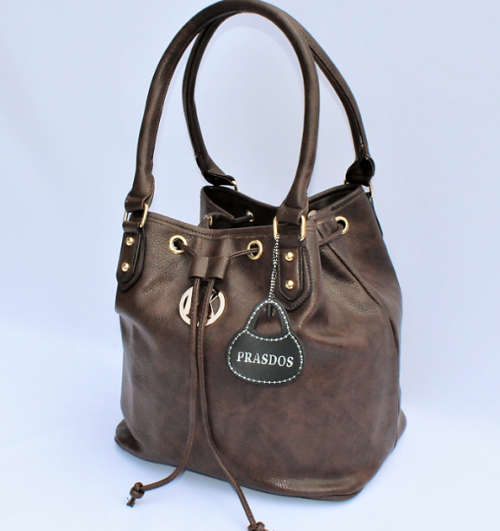 Chic & Versatile Large Drawstring Bucket Bag / Tote with Cosmetic Purse