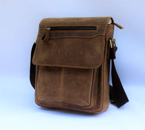 Genuine Full Grain Cow-Hide Messenger Bag