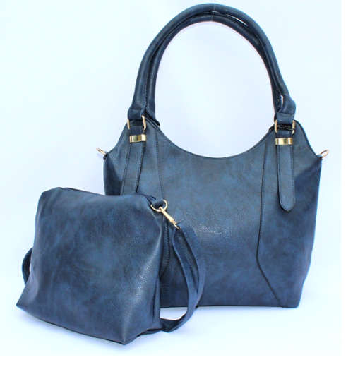 Gorgeous 2 Piece Tote Shoulder Bag and Vanity bag Set
