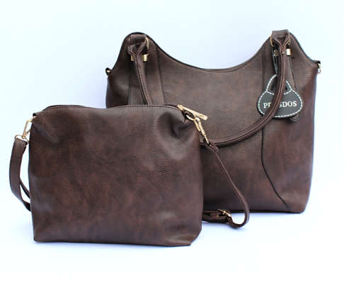 Gorgeous 2 Piece Tote Shoulder Bag and Vanity bag Set