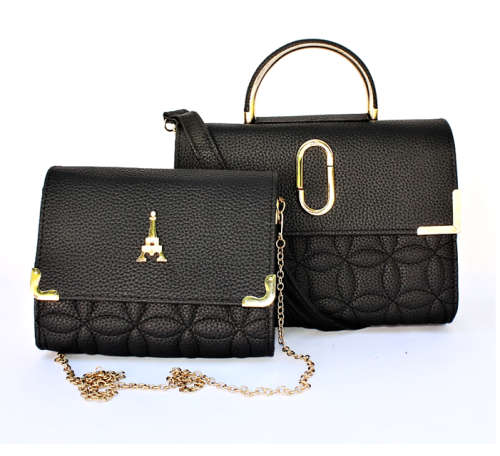 Trendy 2 in 1 Handbag Set