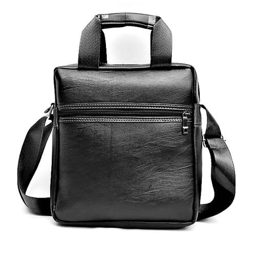 Black Pu Messenger / Shoulder Bag
