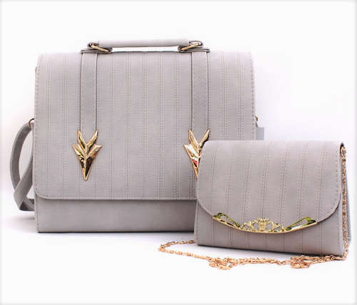 Trendy 2 in 1 Handbag Set - various colours