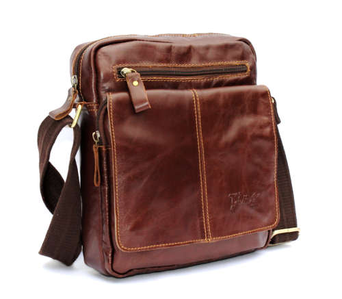 Genuine Cow-Hide Messenger Bag