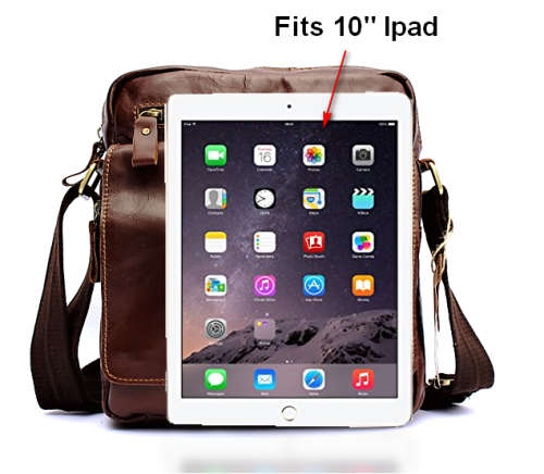 Genuine Cow-Hide Messenger Bag