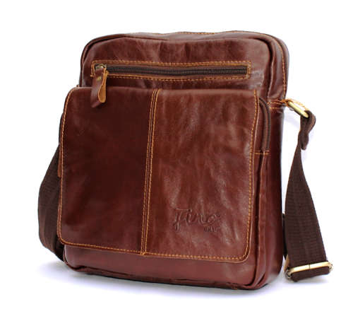 Genuine Cow-Hide Messenger Bag