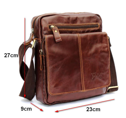 Genuine Cow-Hide Messenger Bag