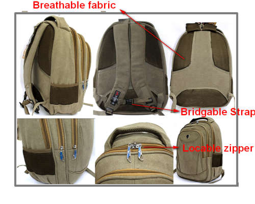 PL Power Canvas Laptop Backpack - 2 Colours