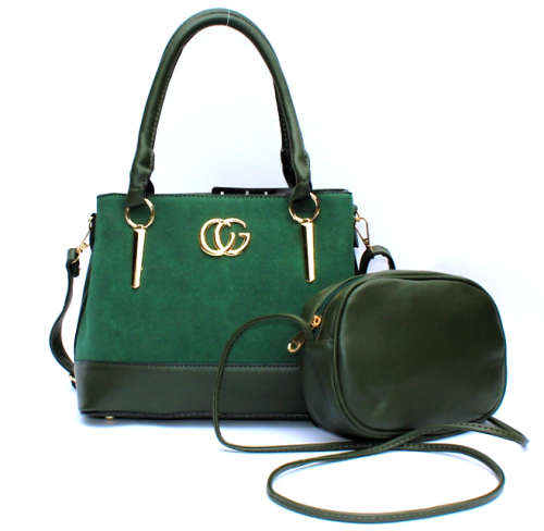 Trendy 2 Piece Handbag Set - Various Colors