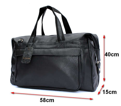 PU Leather Duffle / Overnight Bag