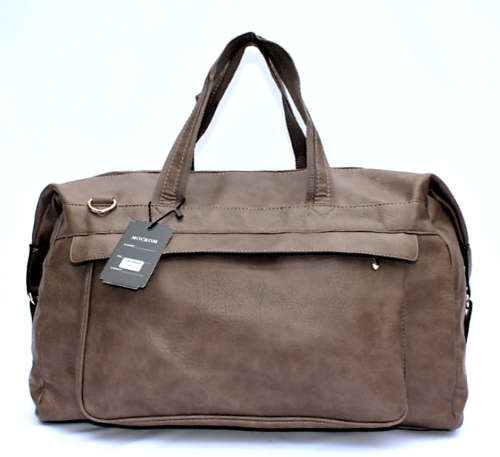 PU Leather Duffle / Overnight Bag