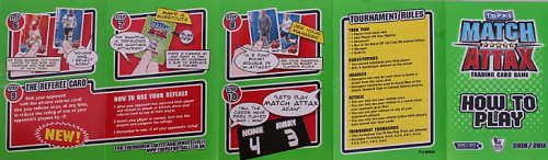 Topps Match Attax 2010/2011 Premier League  Trading card Game