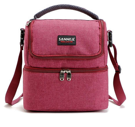 8L Double Layer Thermal Insulated Lunch Bag