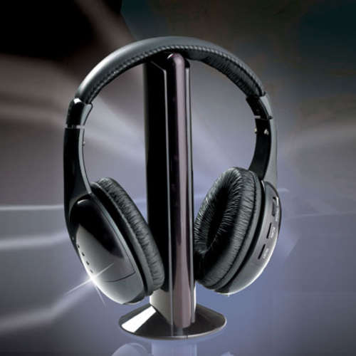 NEW!!!!5 IN 1 Wireless Headphone w/ FM radio, Audio, MP3, TV, PC, CD DVD