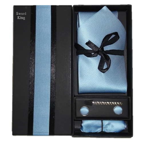 TIE-SET IN BEAUTIFUL BLUE