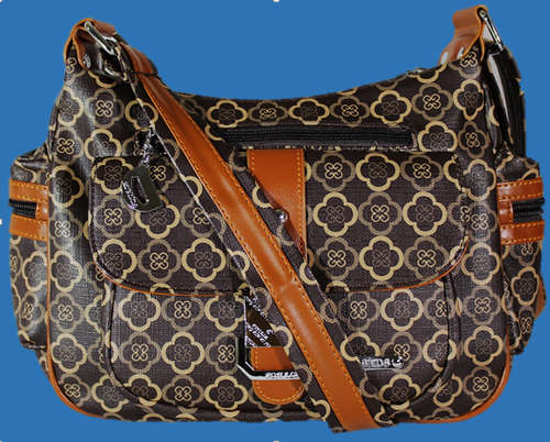 Monogram Handbag in Chocolate