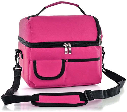 Double Layer Thermal Insulated Lunch Bag