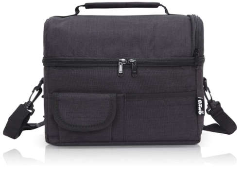 Double Layer Thermal Insulated Lunch Bag