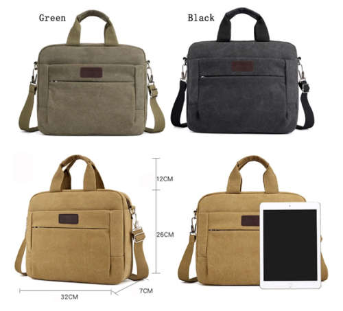Canvas Shoulder Messenger Bag