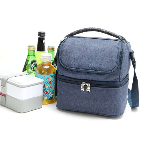 8L Double Layer Thermal Insulated Lunch Bag