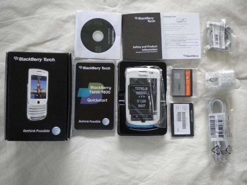 Gently Used Blackberry Torch 9800 (White) Stock available locally
