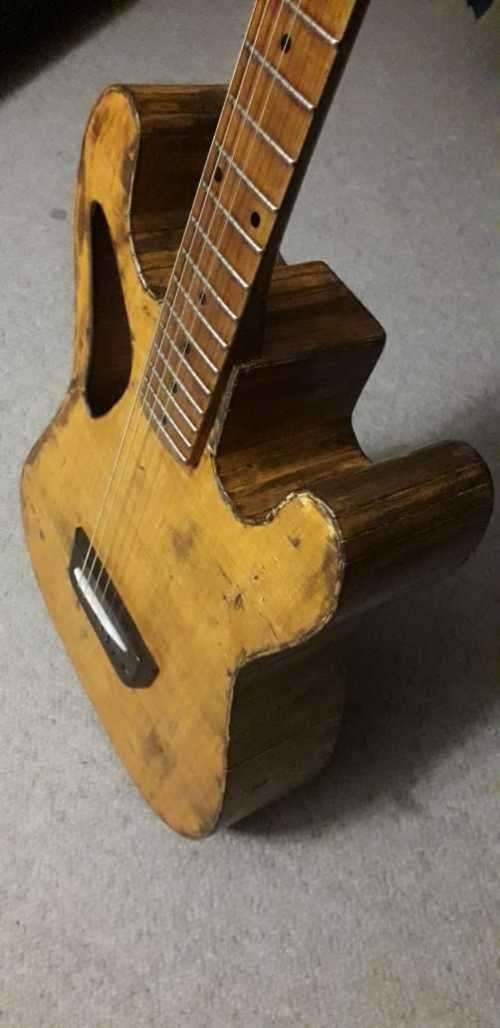 Guitar - Strat-shape semi-acoustic