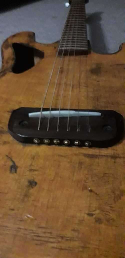 Guitar - Strat-shape semi-acoustic