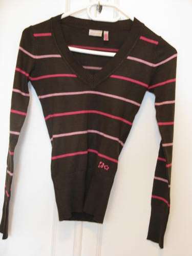 Pink Stripe Top - Long sleeves
