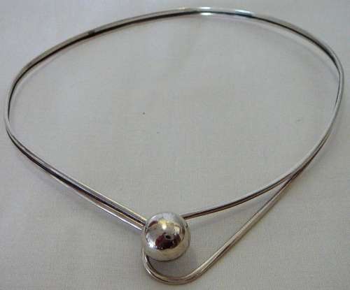 Sterling Silver  Neck Band