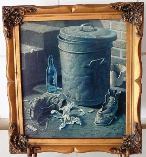 The Dustbin - Framed Print by Trechiko