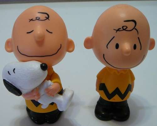 A Pair of Charlie Brown Figures