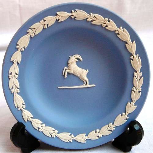Light Blue Wedgwood Jasper Ware Pin Dish