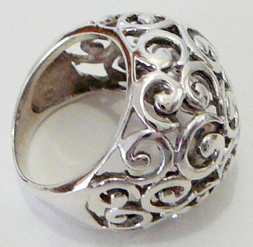 Fabulous Chunky 925 Silver Ring
