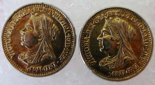 Imitation Gold Coin Earrings