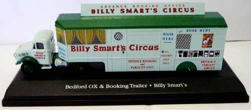 The Greatest Show On Earth - Die Cast Model Bedford Ox and Booking Trailer - Billy Smarts