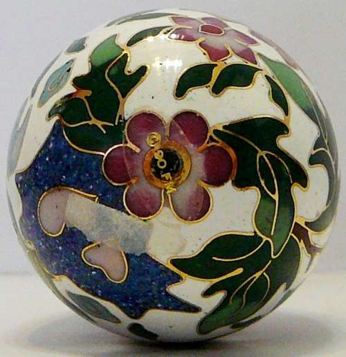 The Collectors Treasury of Eggs - Cloisonne Style Egg From The Franklin Mint