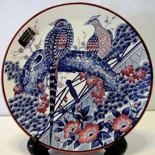 Imperial Imari Plate Two Birds on a Branch