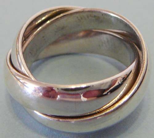 Sterling Silver Russian Wedding Band