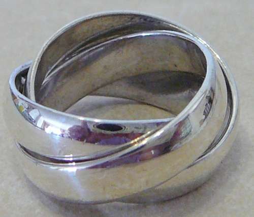 Sterling Silver Russian Wedding Band
