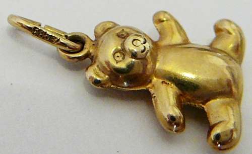 14 ct Yellow Gold Charm - The Teddy Bear