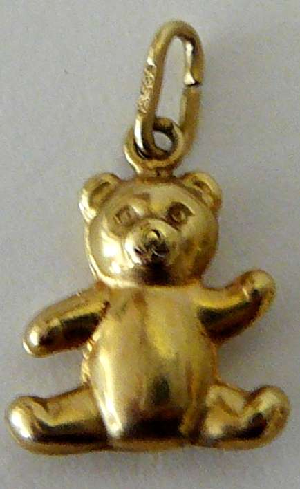 14 ct Yellow Gold Charm - The Teddy Bear