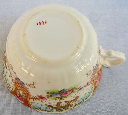 Antique Hand Painted Trio by J.Goodwin & Stoddard & Co Glencoe Pattern