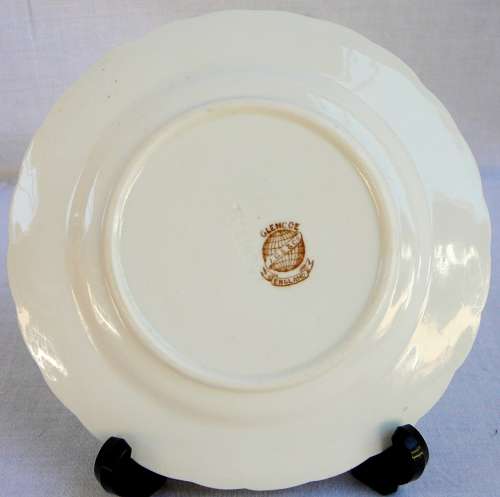 Antique Hand Painted Trio by J.Goodwin & Stoddard & Co Glencoe Pattern