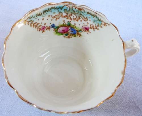 Antique Hand Painted Trio by J.Goodwin & Stoddard & Co Glencoe Pattern