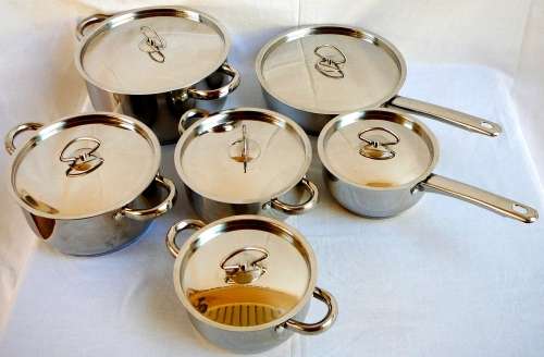 12 Piece Stainless Steel Cookware Set