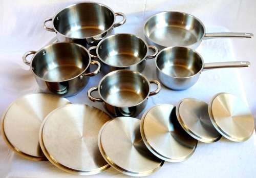 12 Piece Stainless Steel Cookware Set