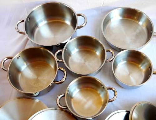 12 Piece Stainless Steel Cookware Set