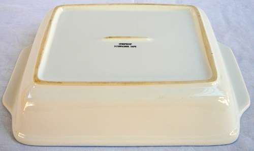 Oblong White Casserole Dish
