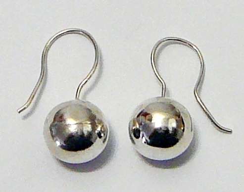 Sterling Silver  Earrings with Balls